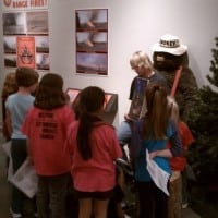 Girls Learn About Smokey Bear at the NEFFM
